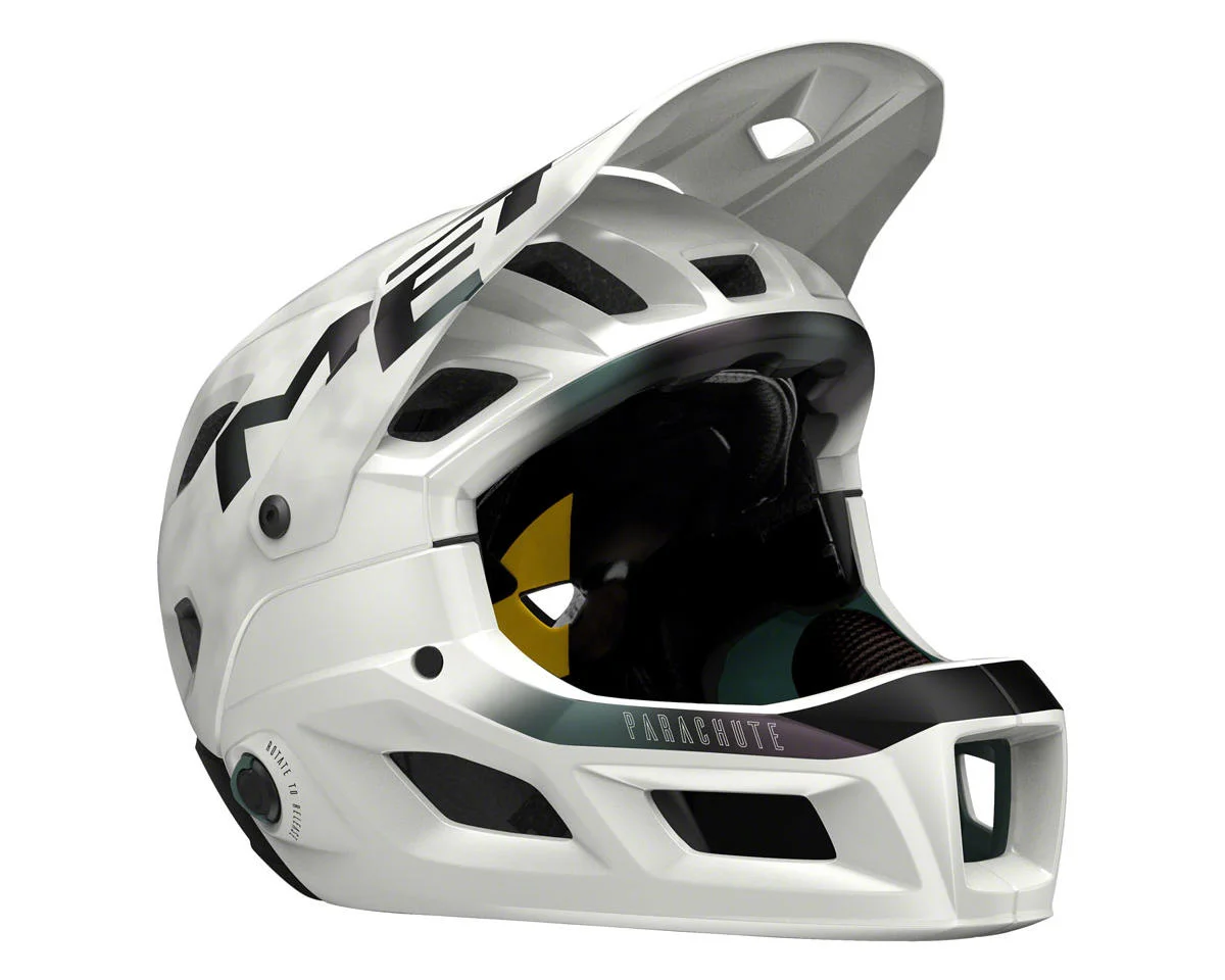 Met Parachute MCR MIPS Helmet (White Iridescent Matte) (S) (Convertible)